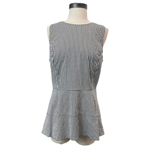 White House Black Market Tops - WHITE HOUSE BLACK MARKET gingham peplum top | 8